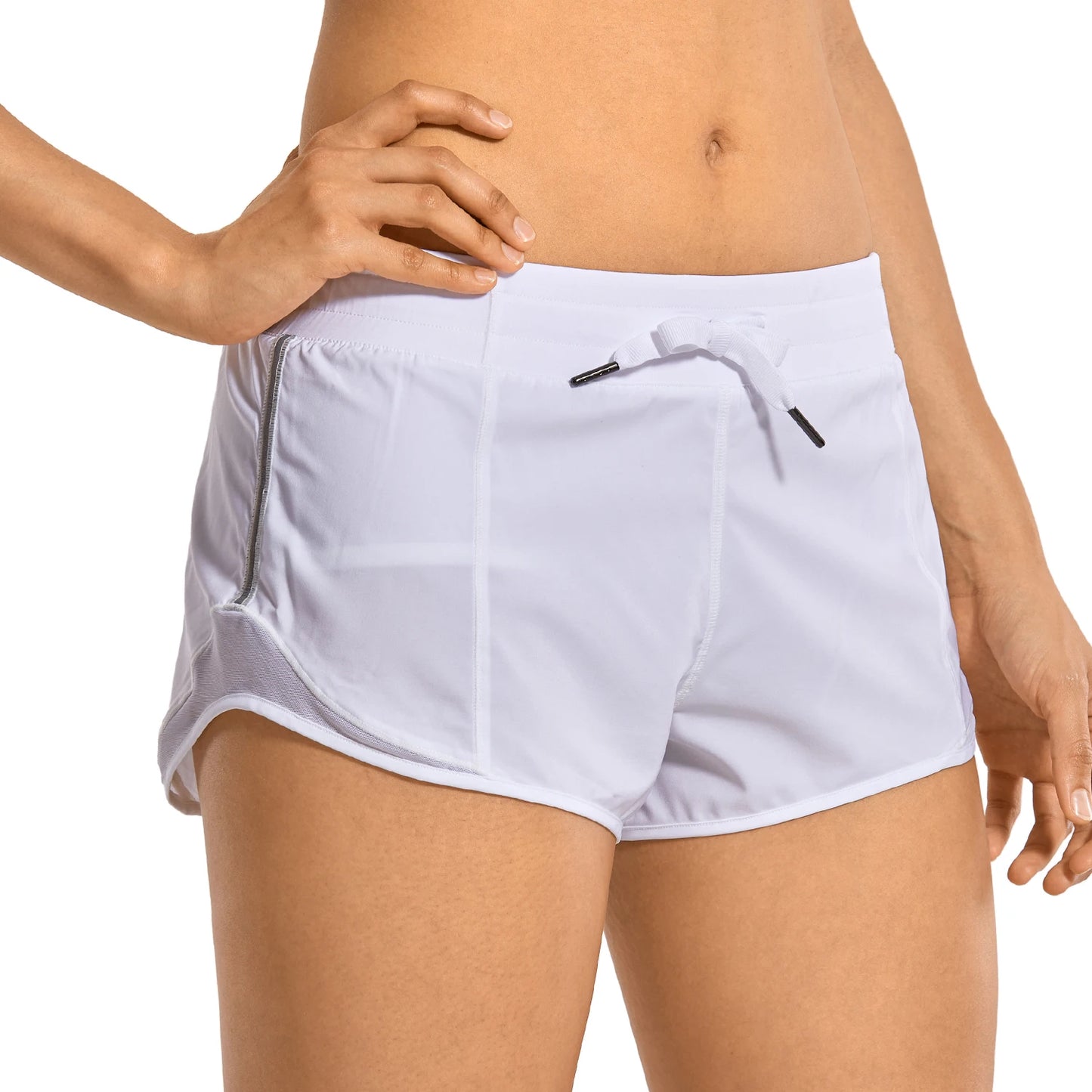 Women's Quick-Dry Loose Running Shorts Wit A Pocket.