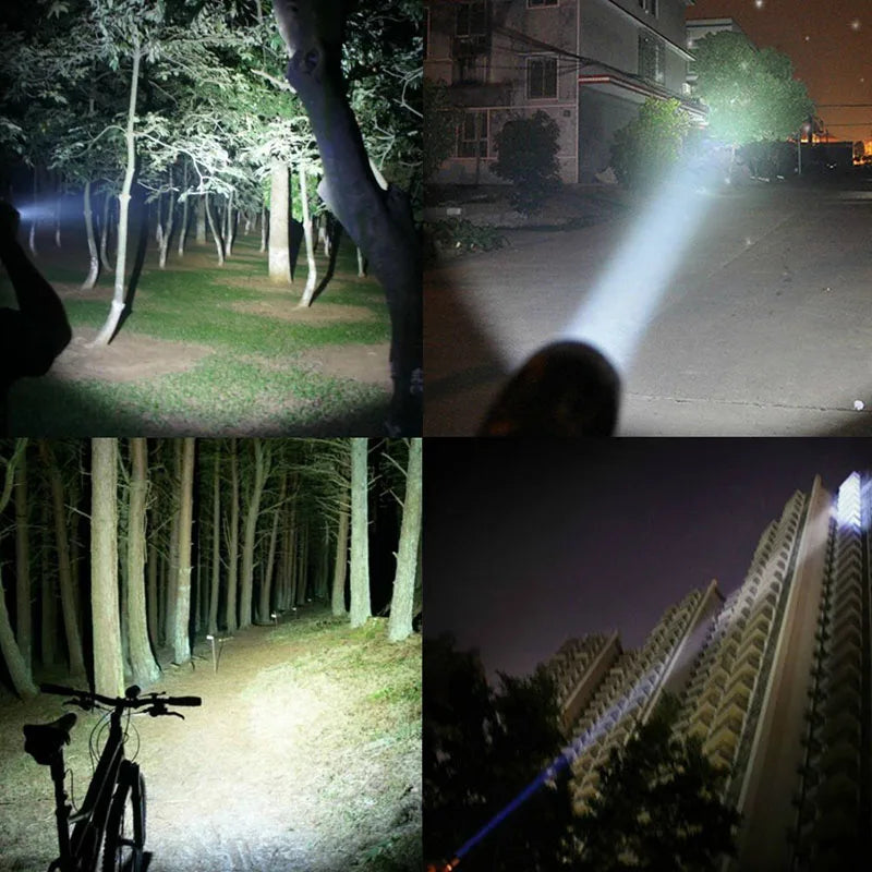 Tactical Waterproof Zoomable LED Flashlight.