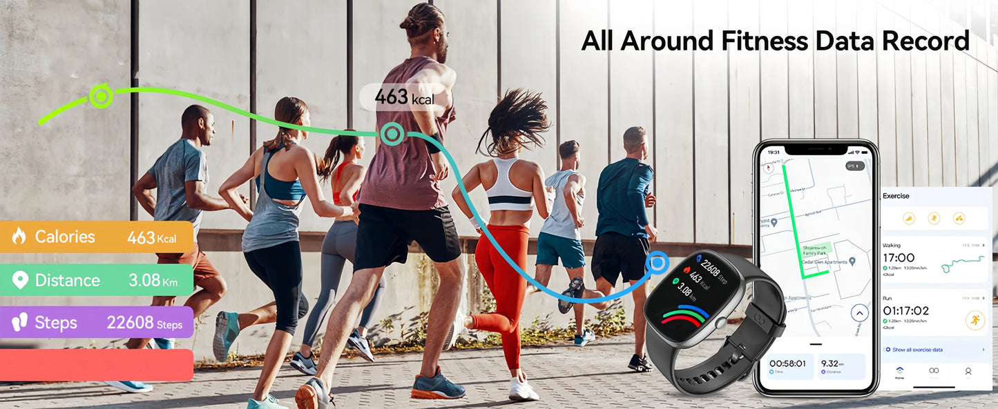 Men And Women's Fitness Smart Watches.