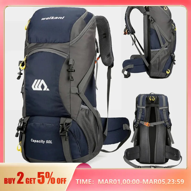 Men's Waterproof Backpack For Camping And Hiking