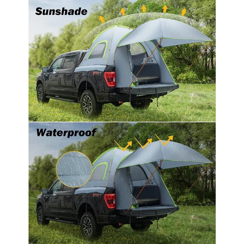 Pickup Truck Bed Waterproof Portable 2 Person Tent