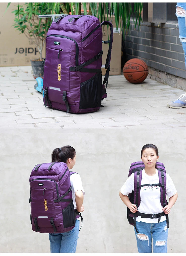 80L 50L Men's Women's For Camping, Backpacking, Or Travel