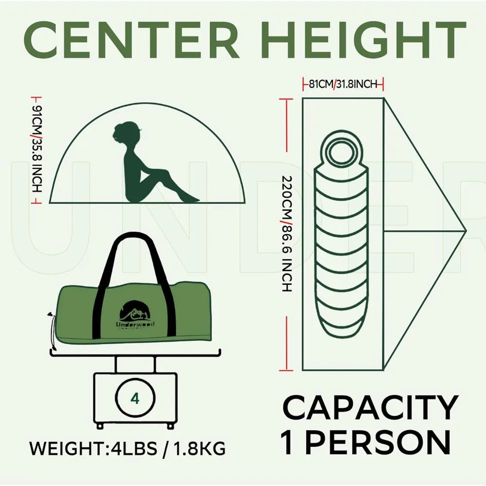 1-Person Lightweight Backpacking Tent