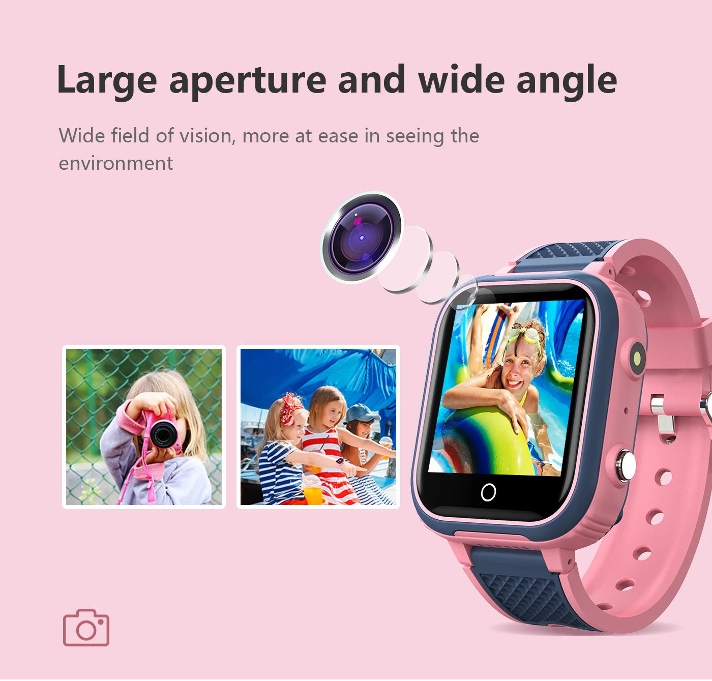 Kids Waterproof Smartwatch With GPS WIFI Video And SOS.