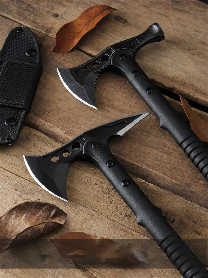 Multi-purpose camping And Hammer Axe.