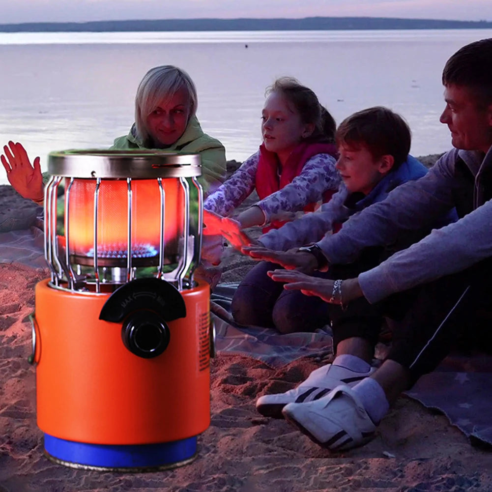 2 in 1Gas Heater For Tent, And Cooking Stove.