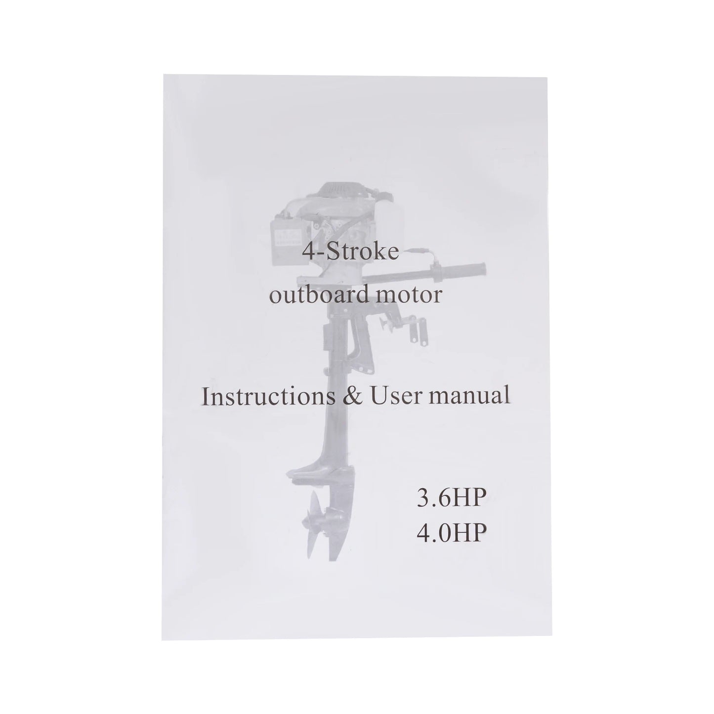 4 Stroke 4HP Jet Pump Outboard Motor