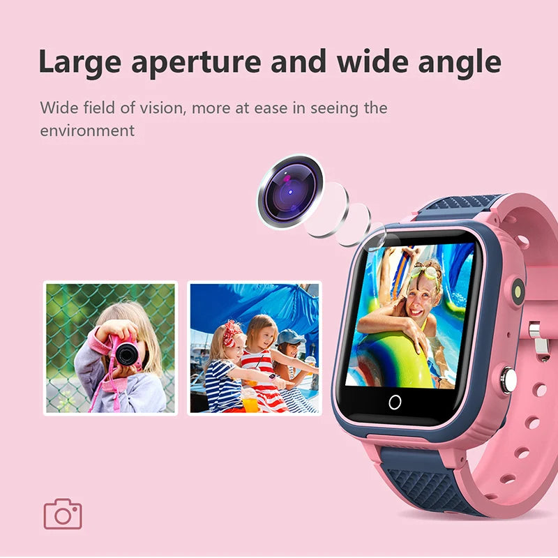 Kids Waterproof Smartwatch With GPS WIFI Video And SOS.