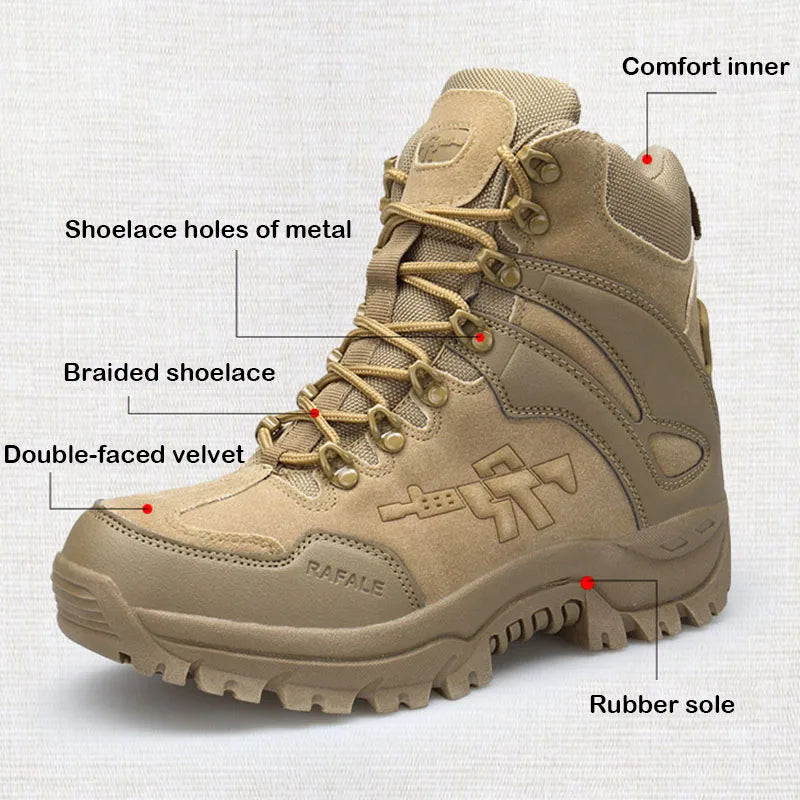 Men's Hiking, Camping, and Climbing Ankle Boots.