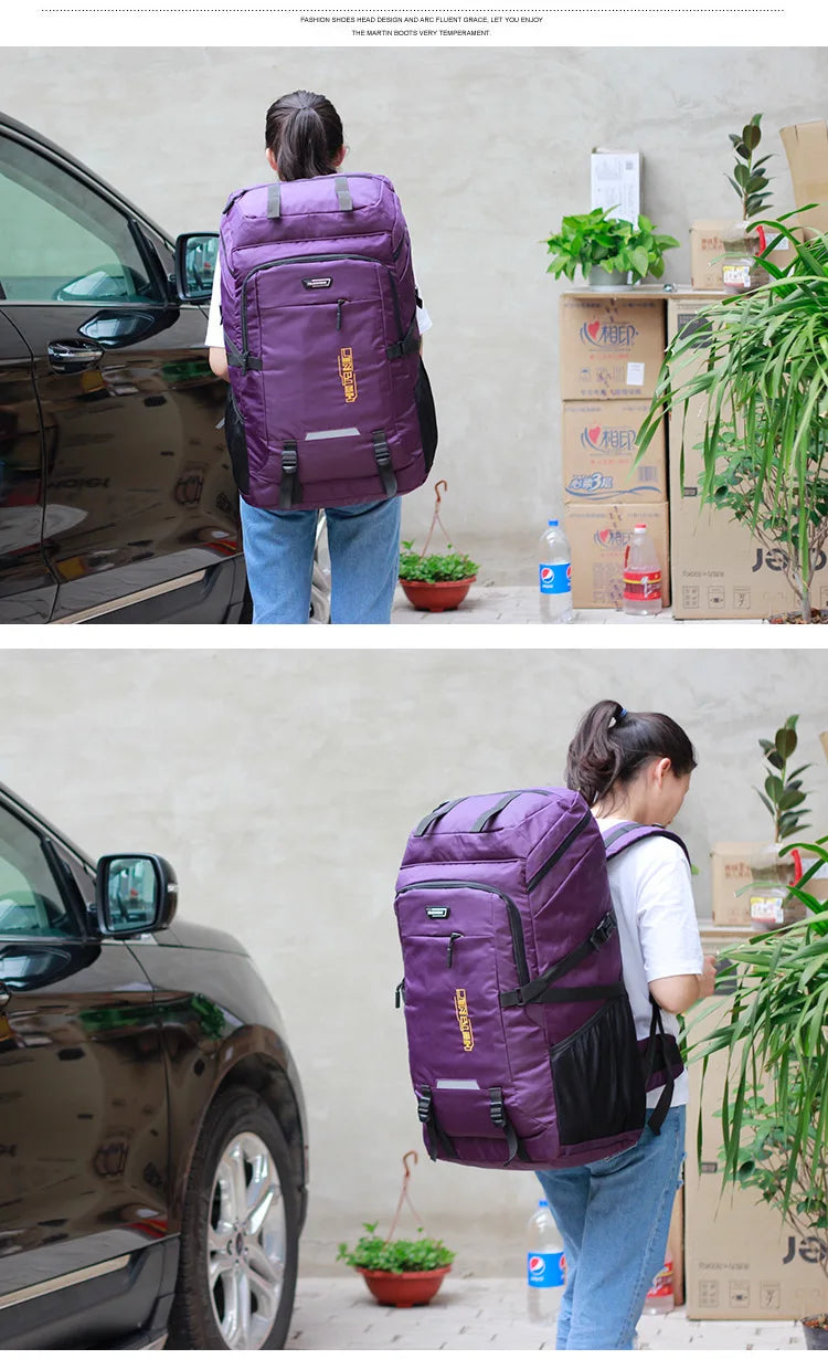 80L 50L Men's Women's For Camping, Backpacking, Or Travel