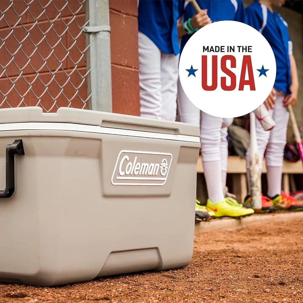 Insulated Portable Cooler with Heavy Duty Handles,