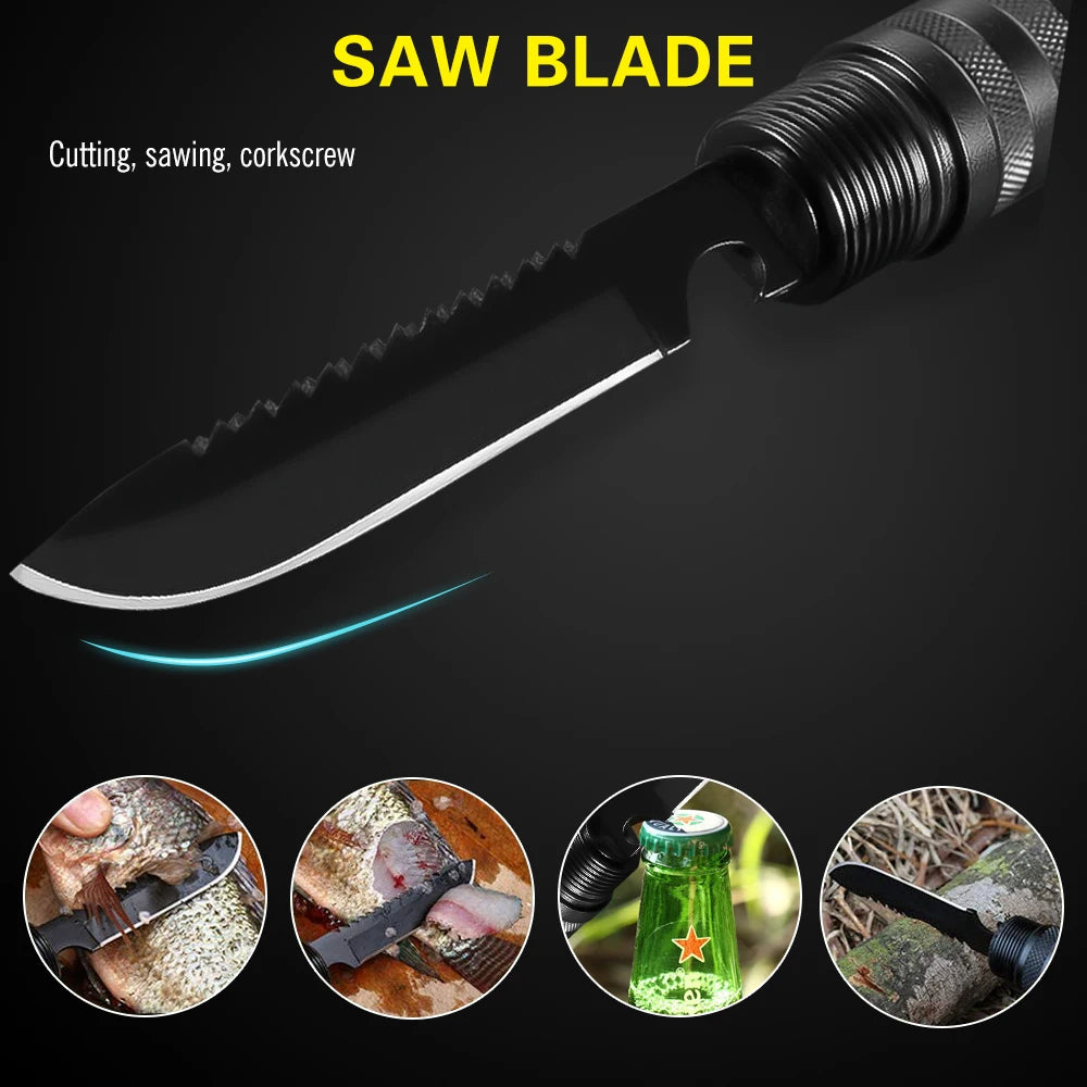Multifunctional Portable Axe And Camping Combination Tool.