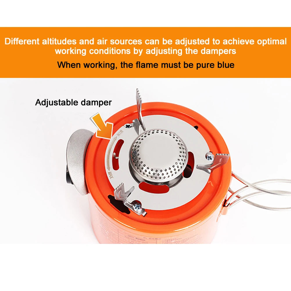 2 in 1Gas Heater For Tent, And Cooking Stove.