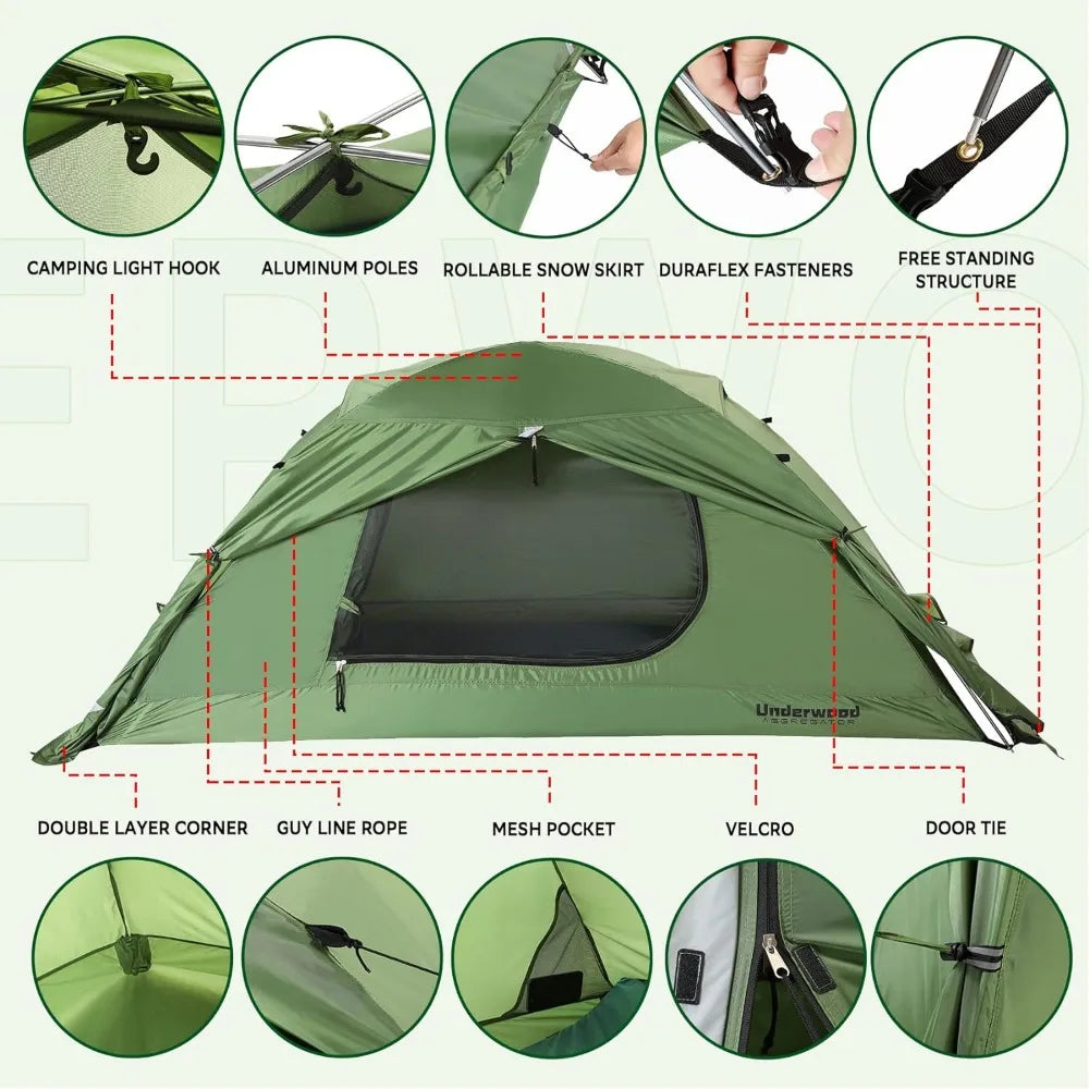 1-Person Lightweight Backpacking Tent