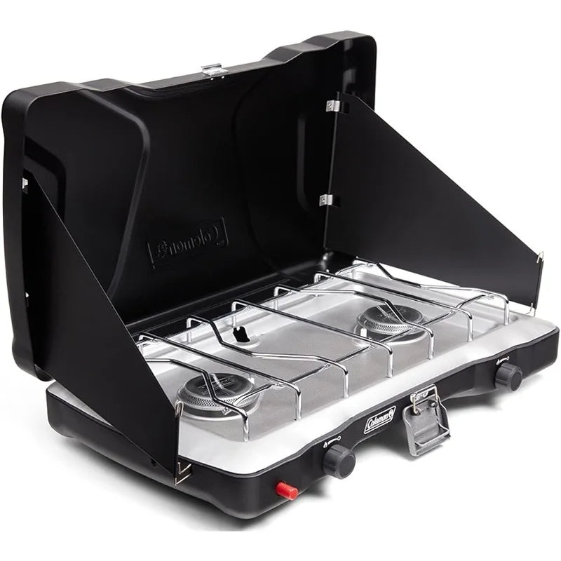 2-Burner Propane Camping Stove.