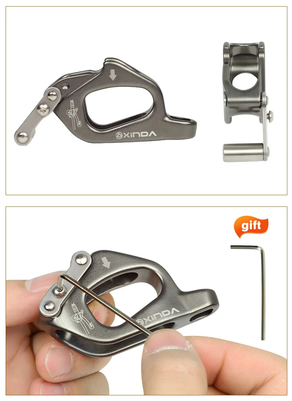 Positioning Lanyard Adjuster For Rock Climbing
