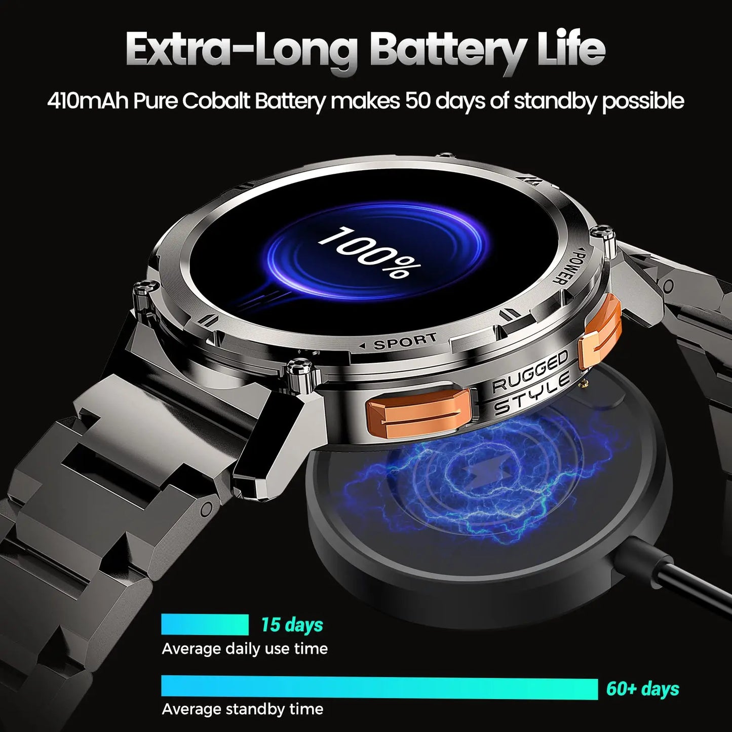 Men's Fitness Bluetooth Ultra Smartwatches>