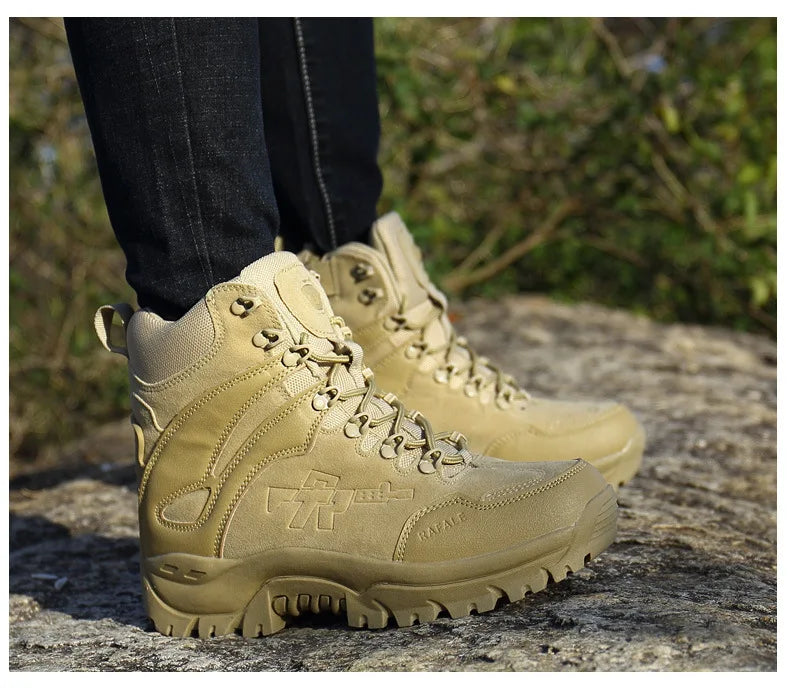 Men's Hiking, Camping, and Climbing Ankle Boots.