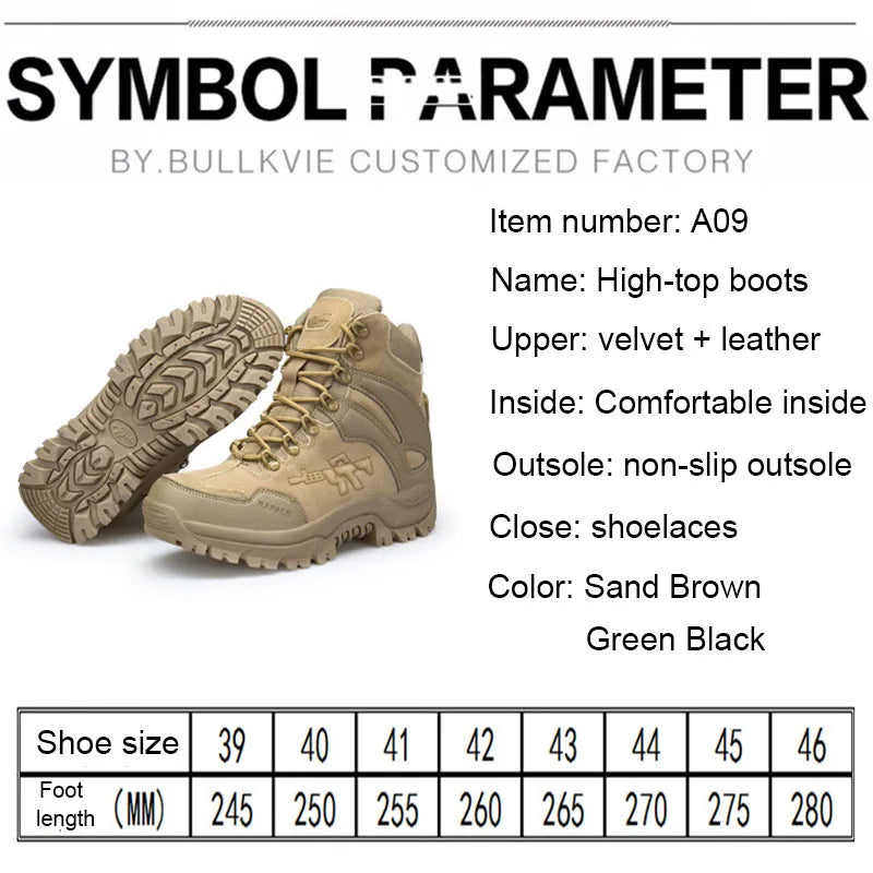 Men's Hiking, Camping, and Climbing Ankle Boots.