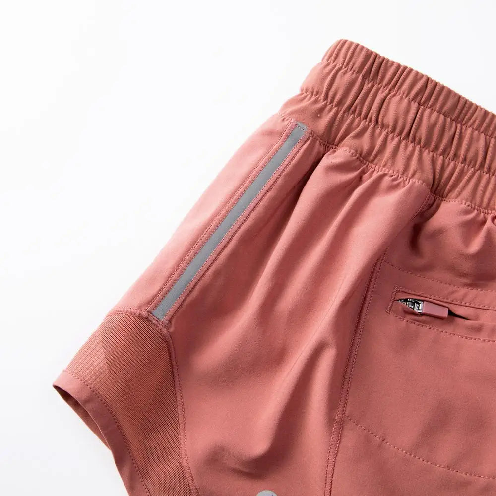 Women's Quick-Dry Loose Running Shorts Wit A Pocket.