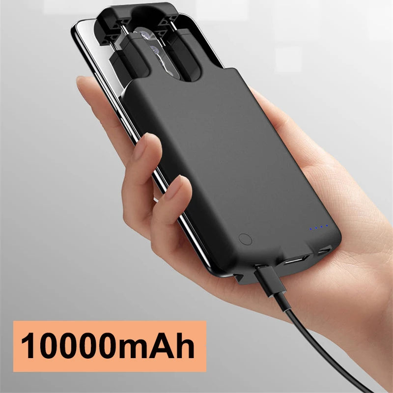 Universal Adjustable Battery Charger Case For iPhone 13 12 11 Pro Samsung Huawei Oneplus Xiaomi Power Bank Battery Charger Case