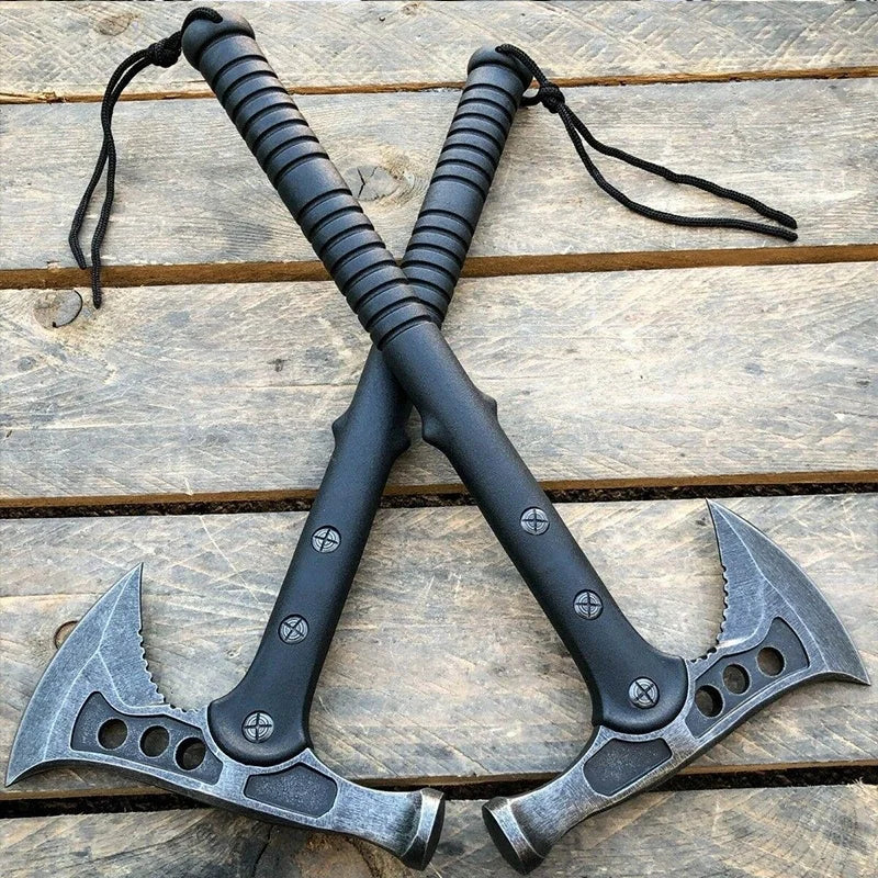 Foldable Camping And Tactical Axe Multi Tool Kit.