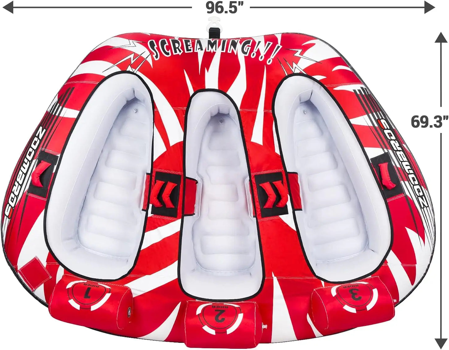 3 Person, Water Towable Tubes for Boating.