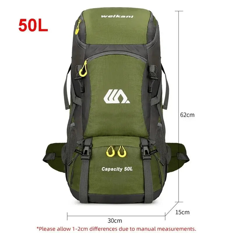 Men's Waterproof Backpack  For Camping And Hiking