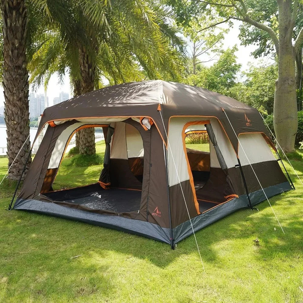 Large Tent 10-12 Person Tents, With 2 Rooms,