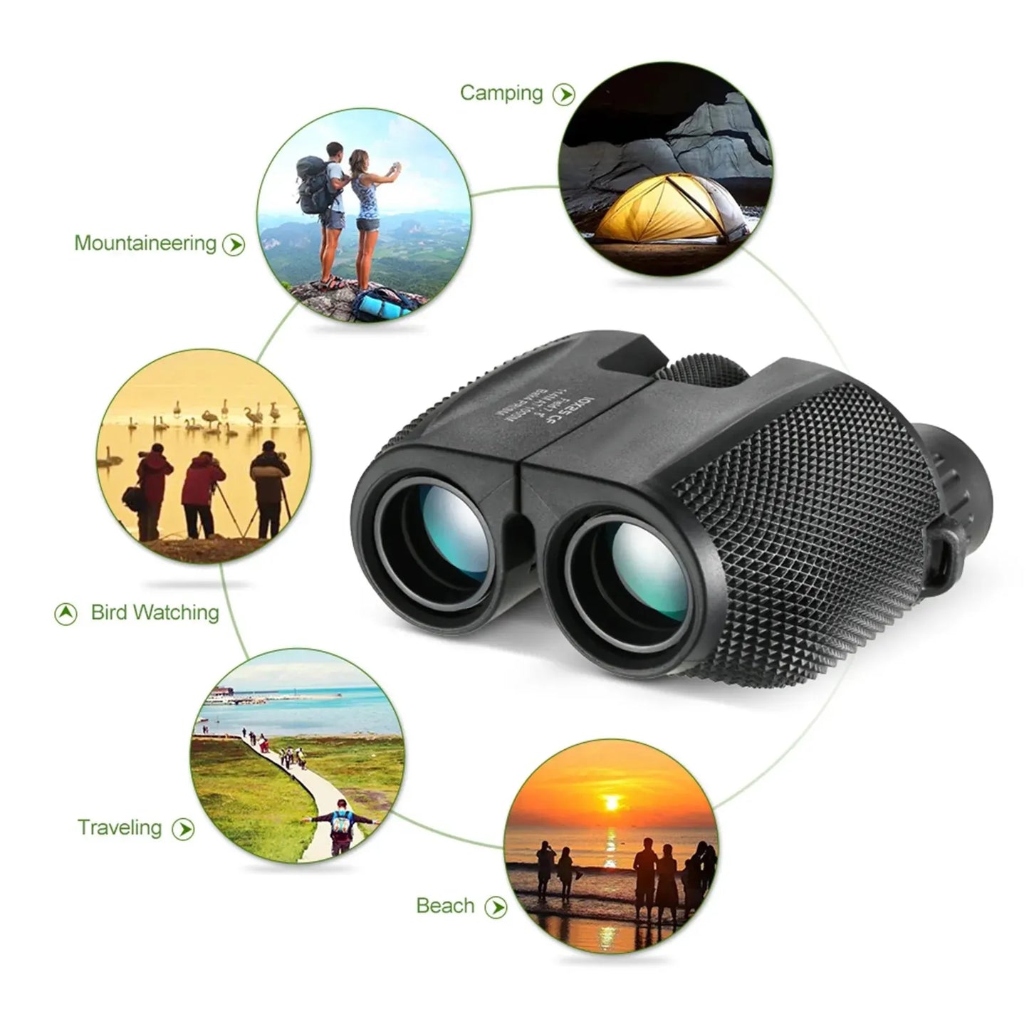 10X25 HD Mini Portable Bird Watching Binoculars