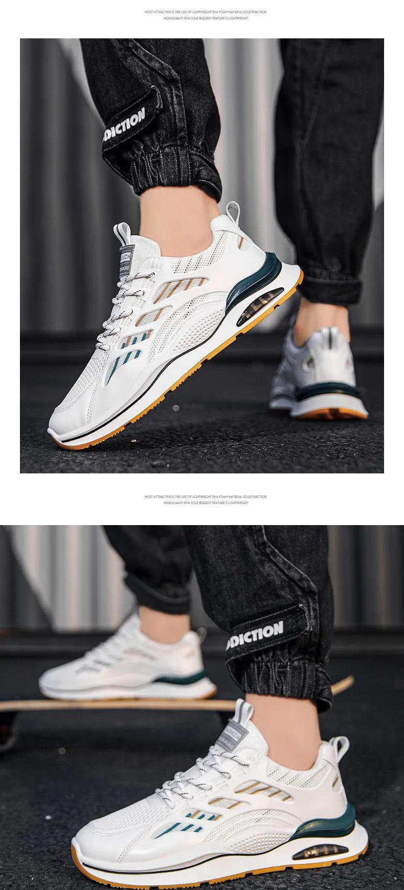 Men's Lightweight Wear-resistant Anti Slip Running Shoes.