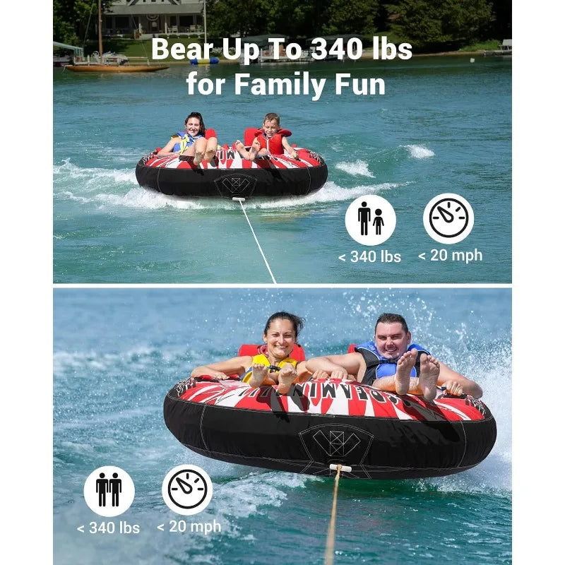 3 Person, Water Towable Tubes for Boating.