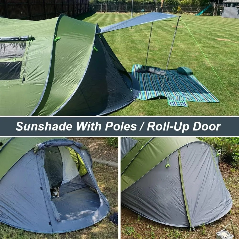 6 Person Easy Pop Up Tents for Camping-