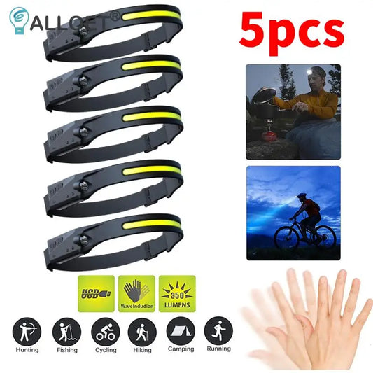 50lm Waterproof LED Headlamp  For Running, Camping, and  Cycling.